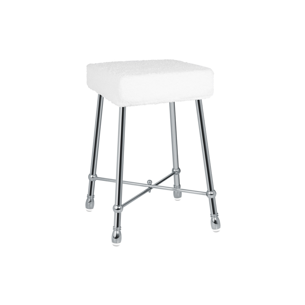 FS01-6132-housse Tabouret carré lisse