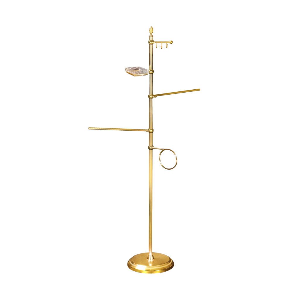 FS01-6116 Fluted towel stand with accessories