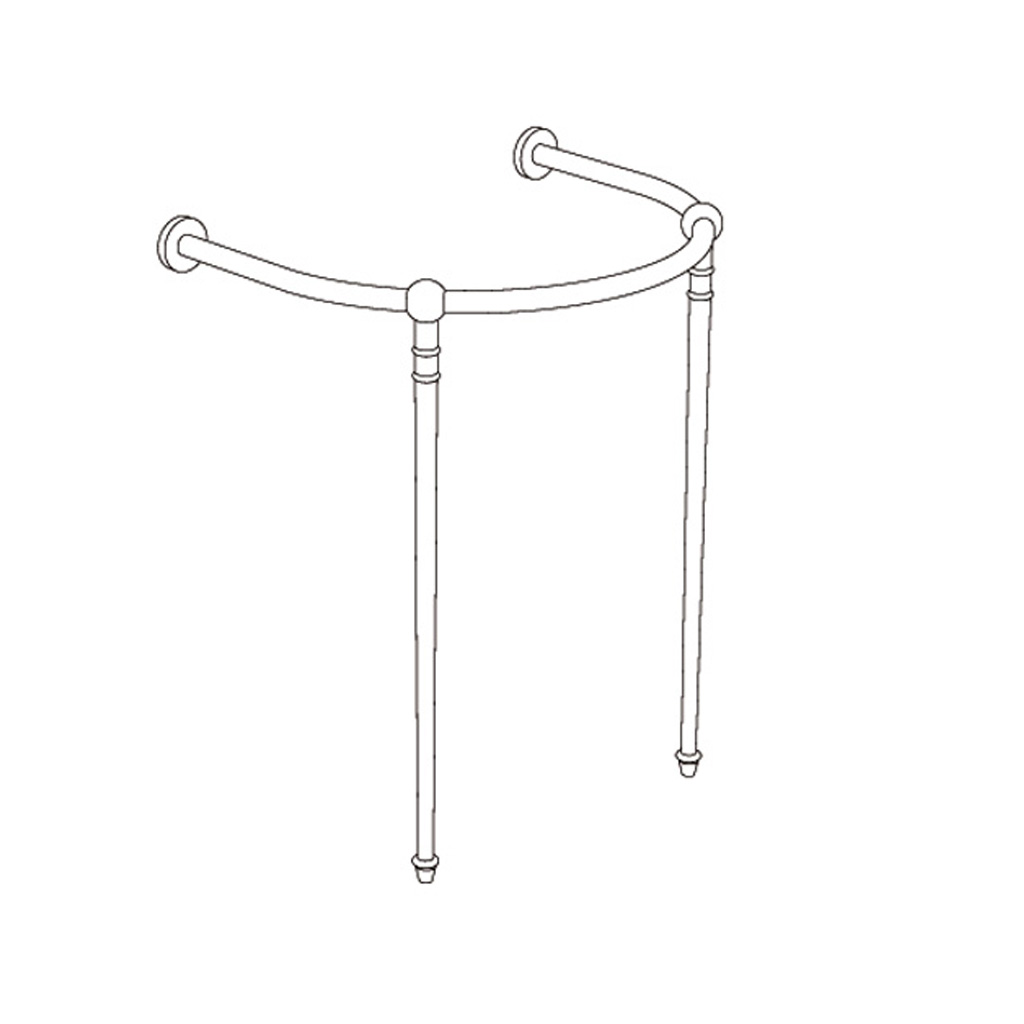 WS-8860 Chateaudun towel holder, plain