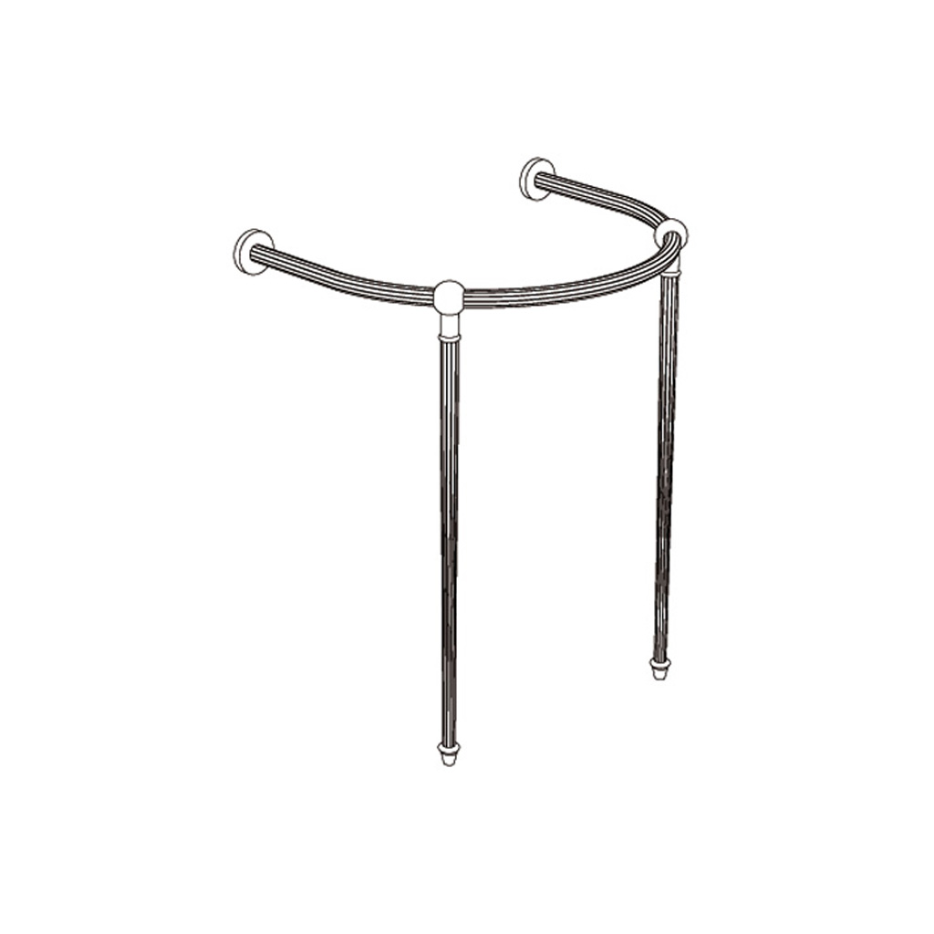 WS-8862 Chateaudun towel holder, chiseled