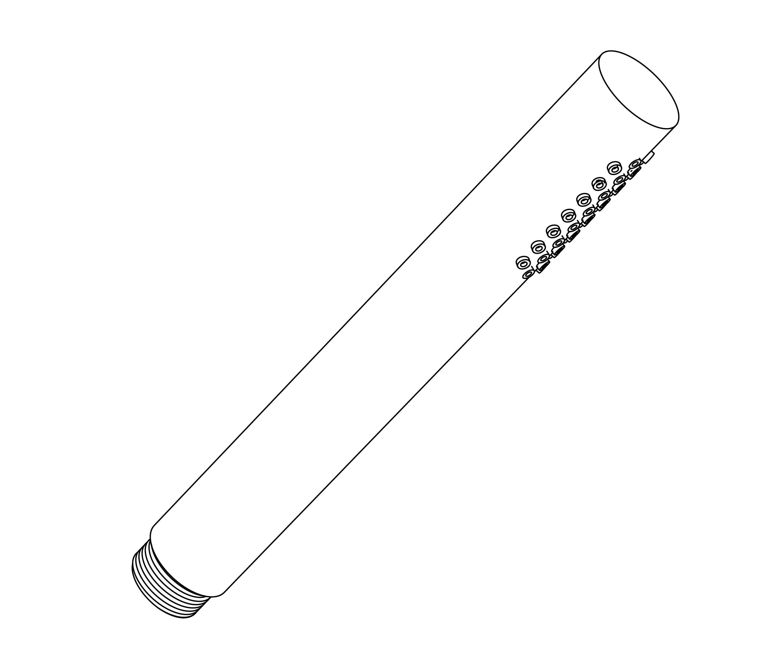 C00-2270 Douchette « Stick », anti-calcaire