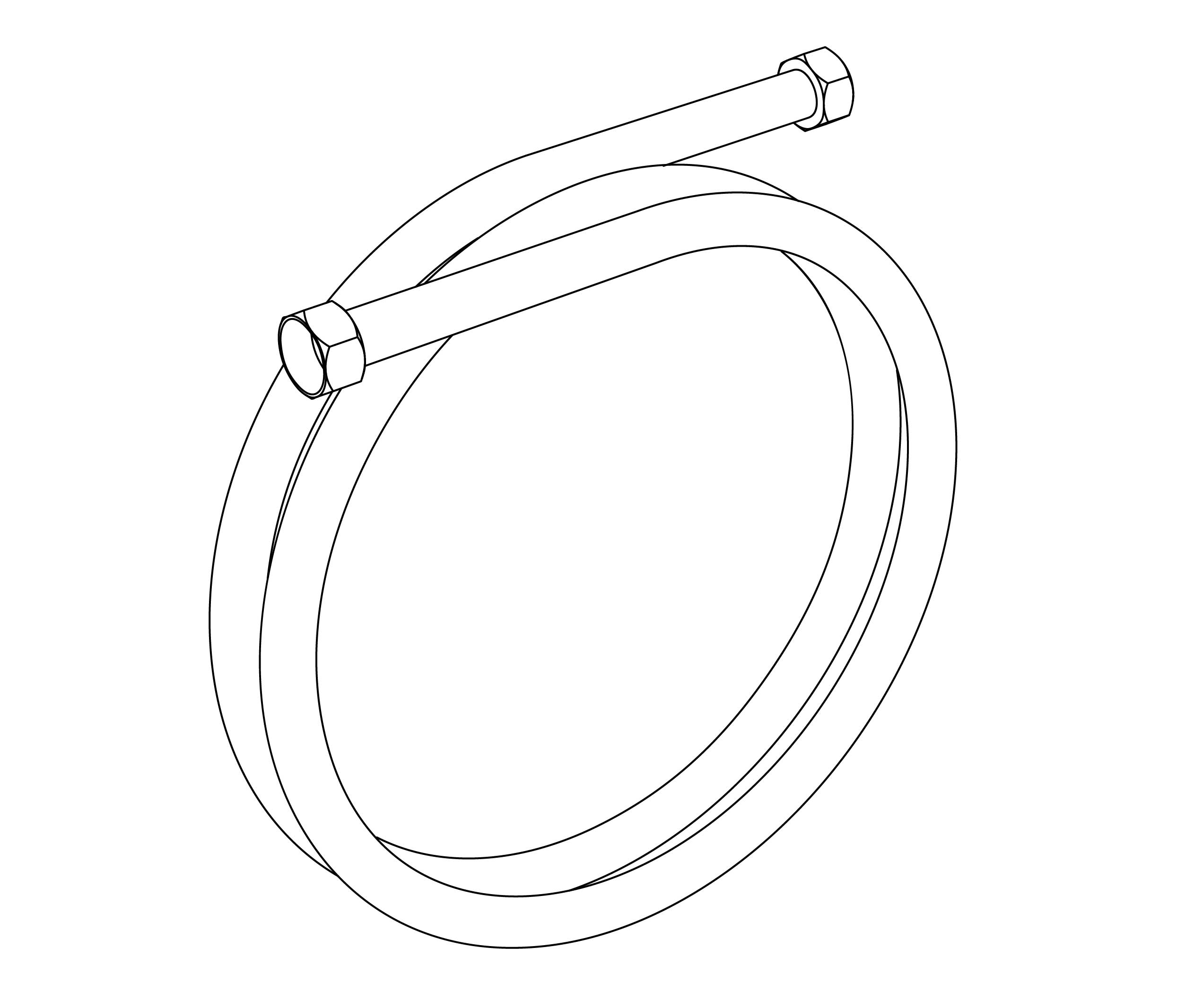 C00-2302 Brass flexible hose L. 1.25m, 1/2″-1/2″