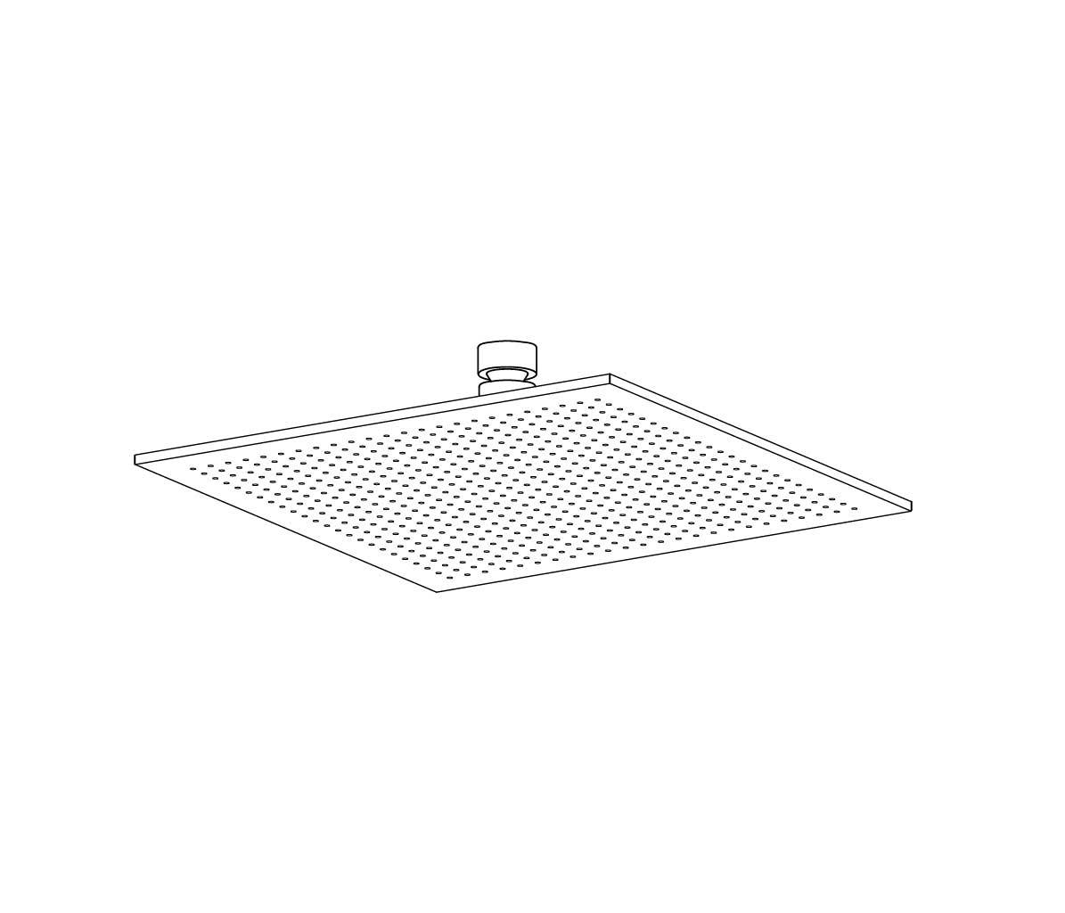 C00-2405 Pomme de douche plate 300 x 300 mm