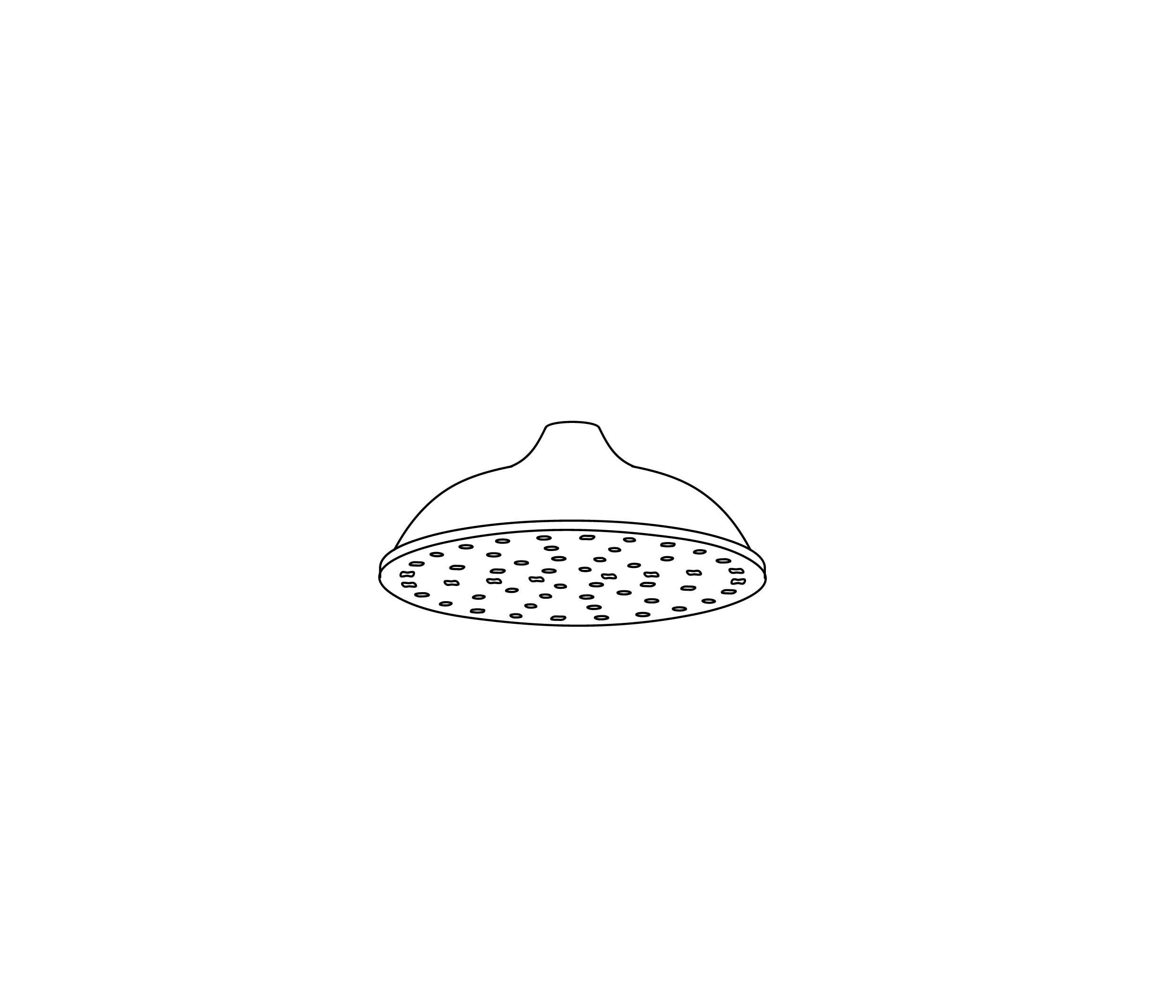 C00-2411 Pomme de douche « rétro » Ø 100 mm