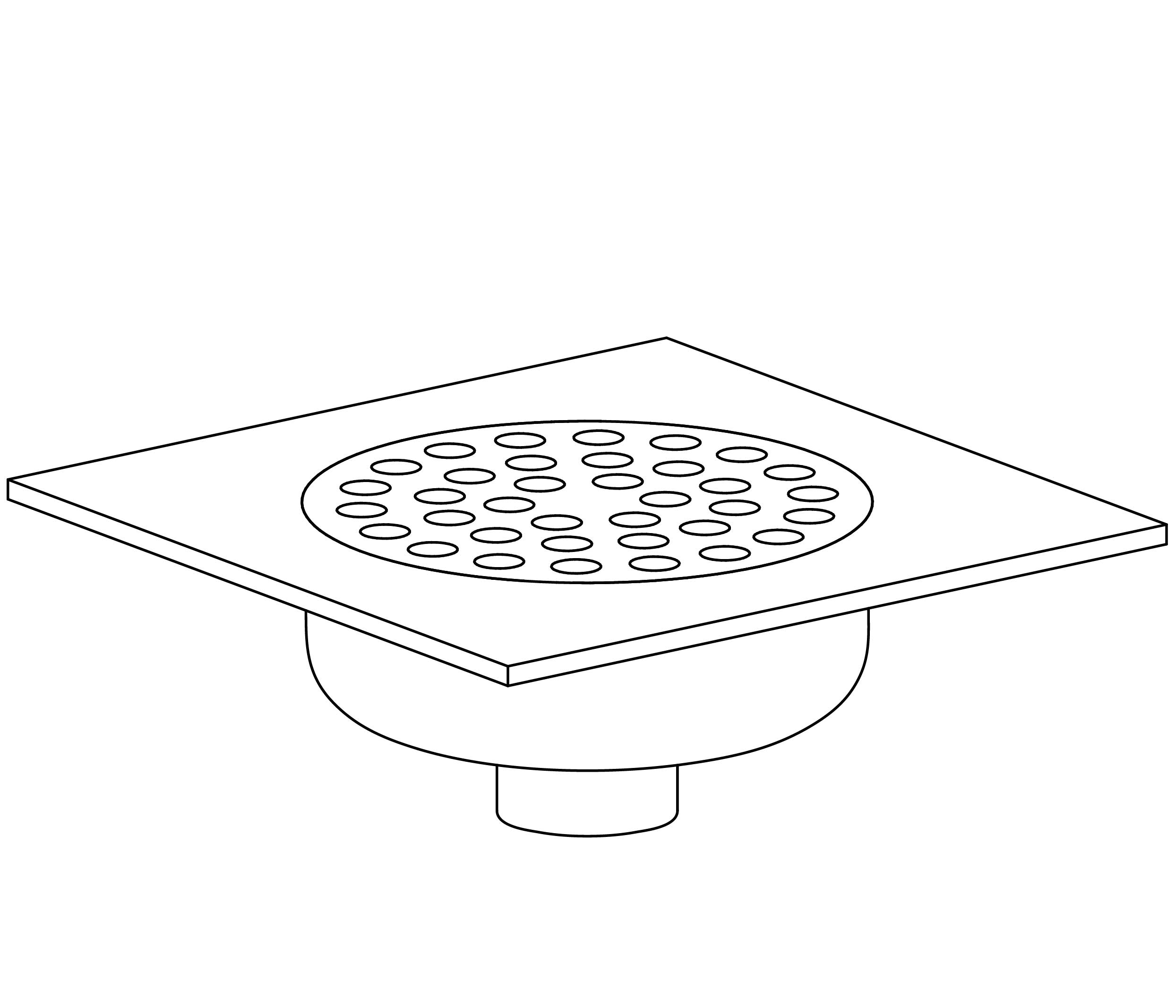 C00-254 Square floor trap