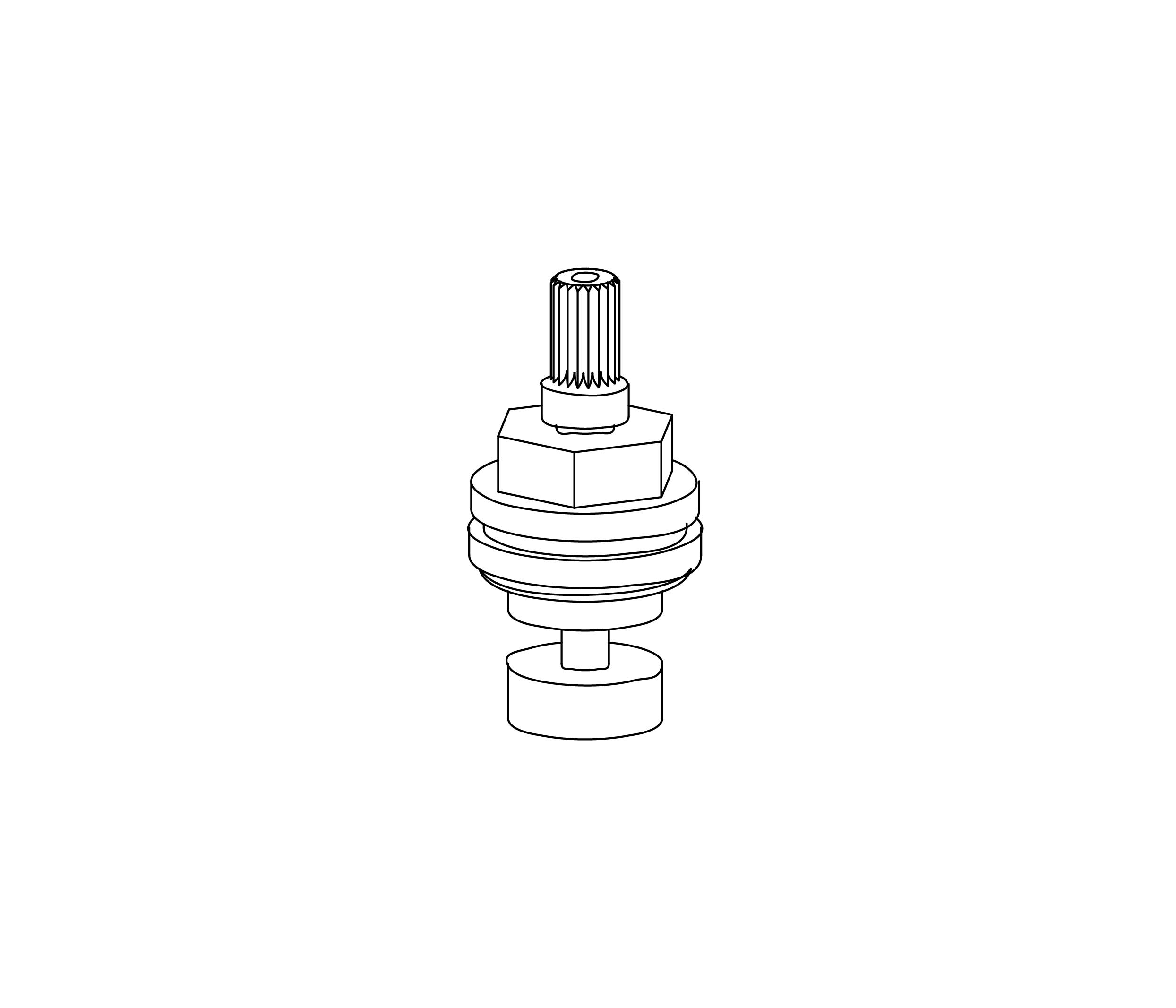 C00-2CC3 1/2” compression cartridge