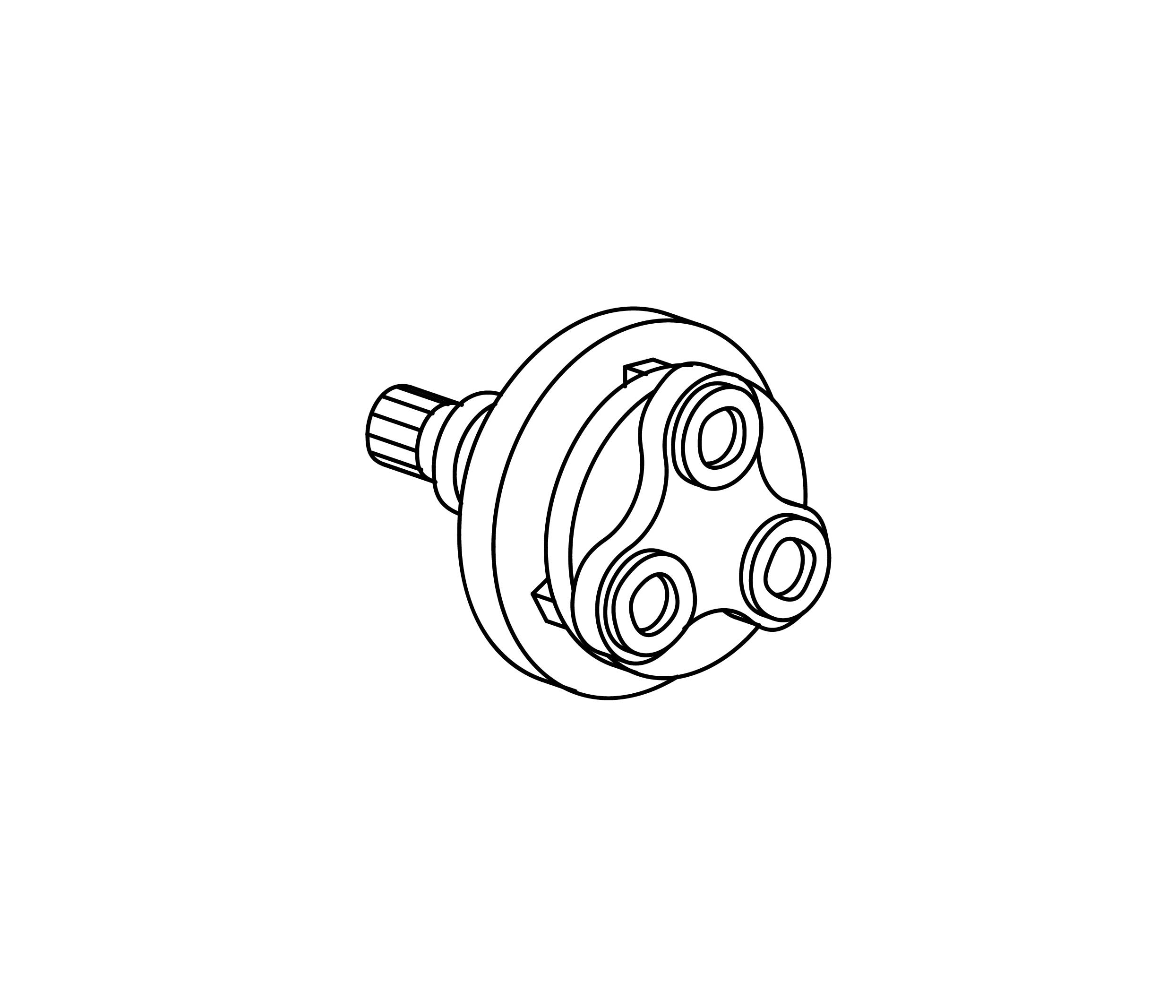 C00-2CD44 Cartridge for 4-way diverters