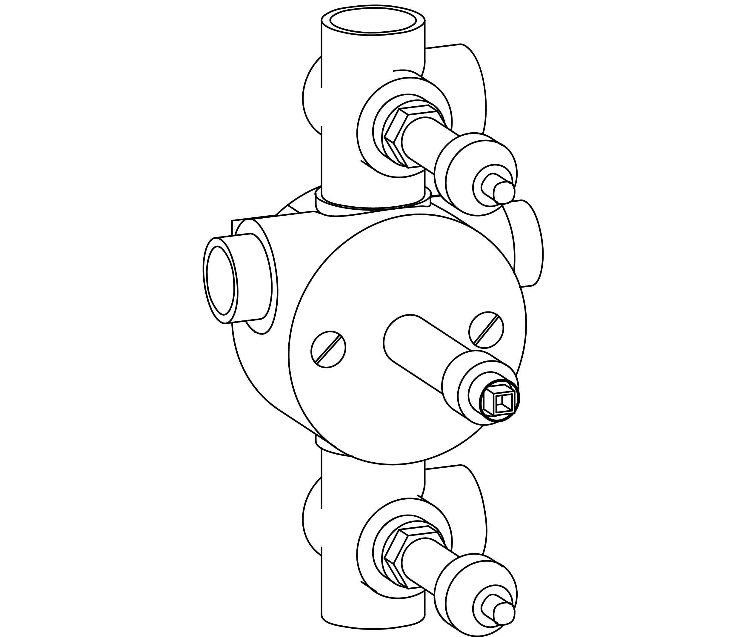 C00-2T22 Thermostatic mixer T22