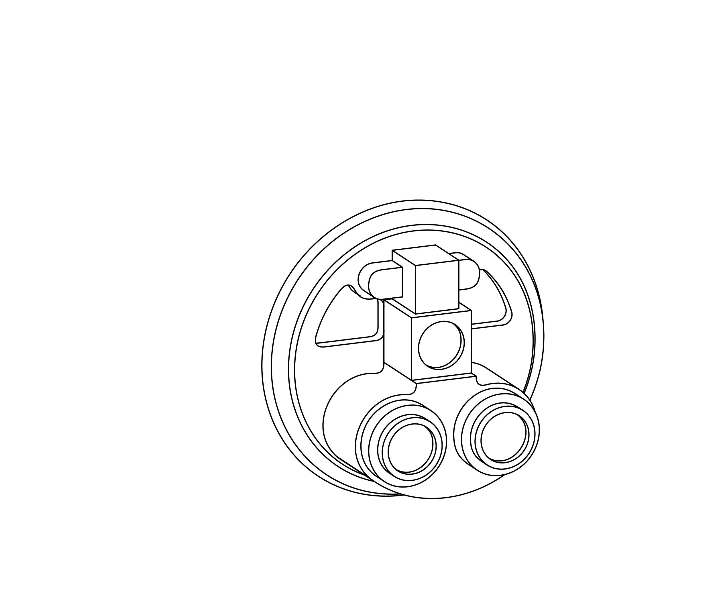 C00-2TC2 Cartridge for thermostatic mixers 3/4”