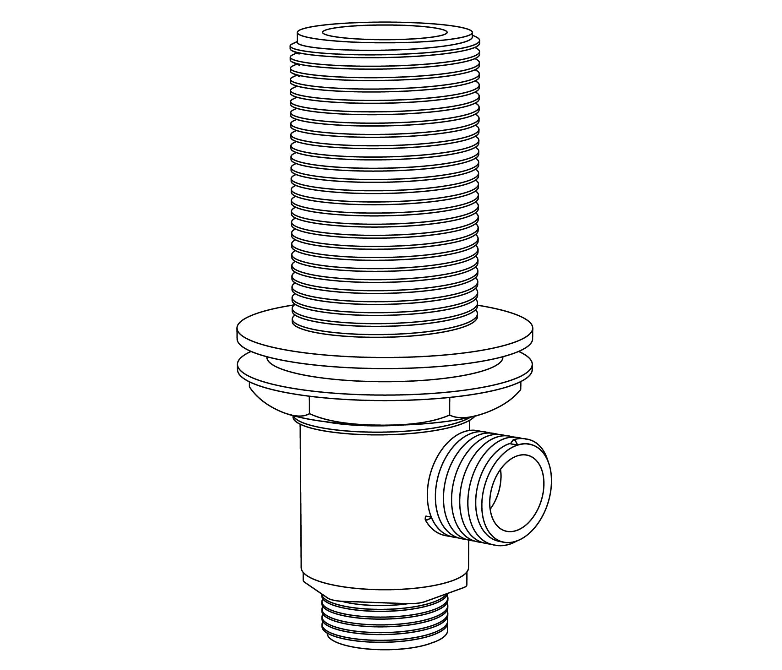 C00-3VB5 Corps de robinet pour bain sur gorge