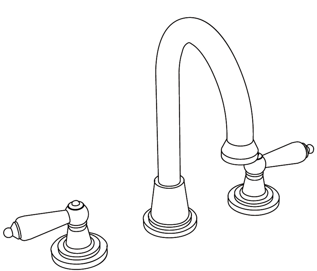 C19-1301 3-hole basin mixer