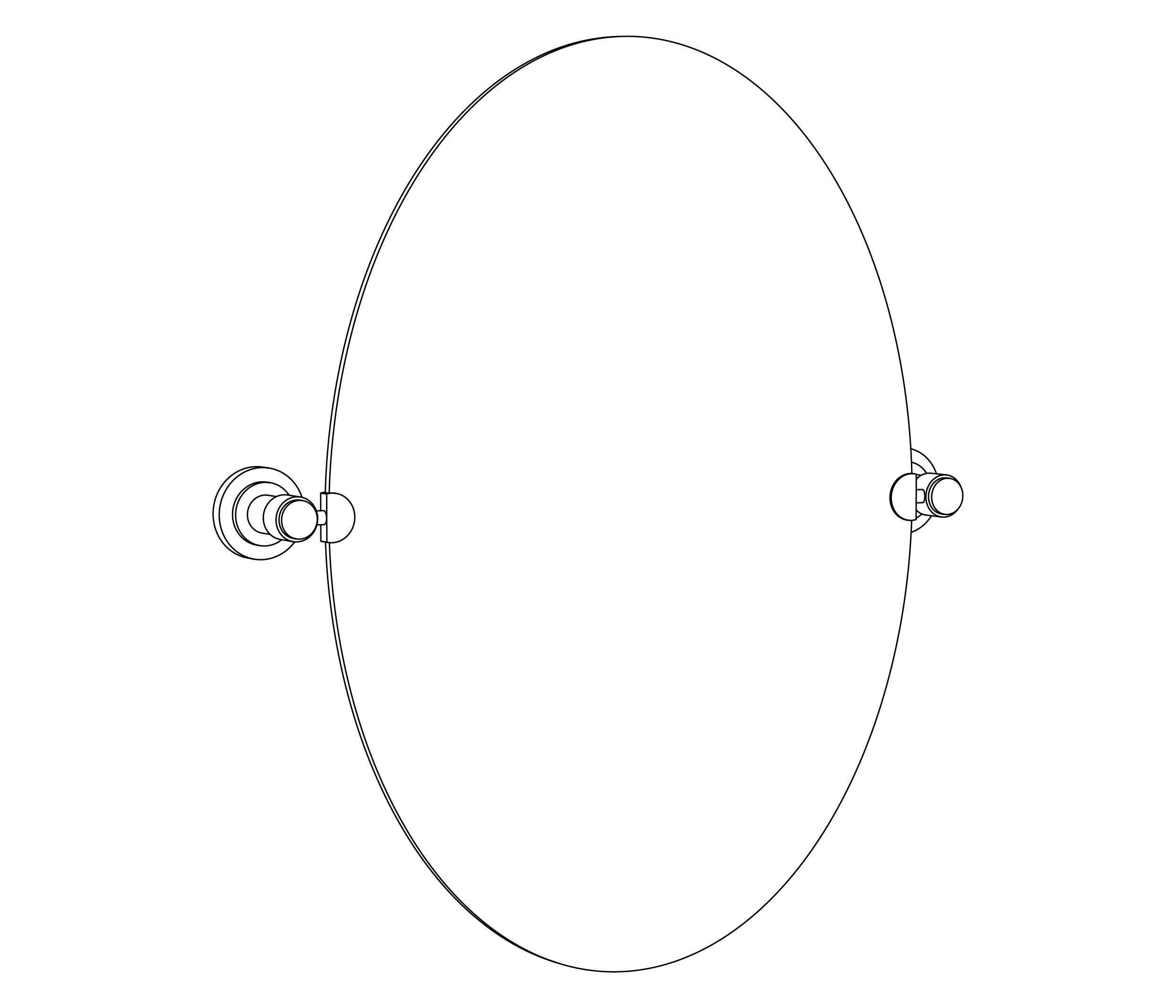 C19-506 Miroir oval