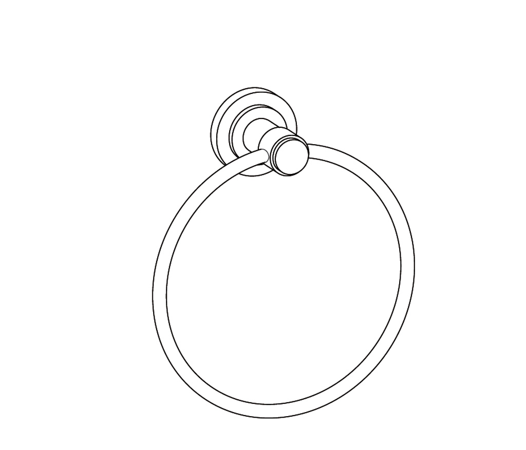 C19-510 Porte-serviette anneau