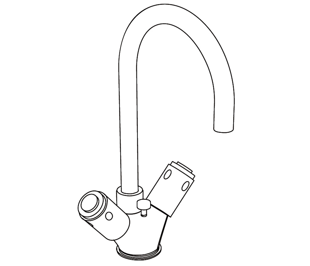 C29-1101 Single hole basin mixer