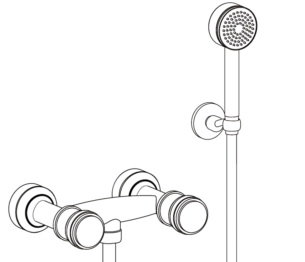 C29-2201 Wall mounted shower mixer