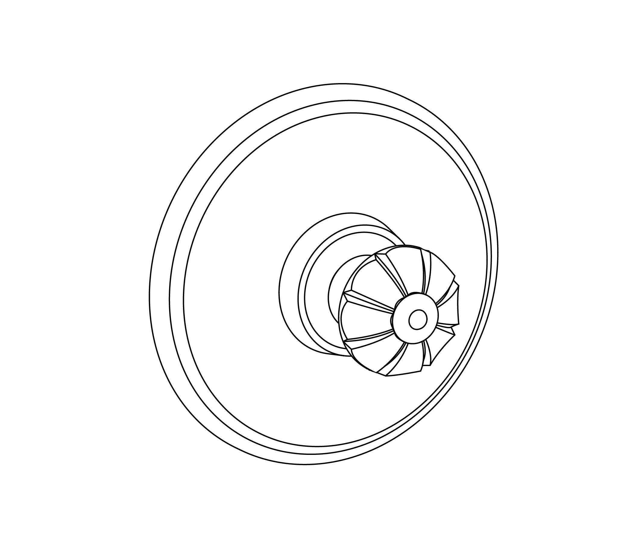 C34-2R7 Round trim set for 2T7