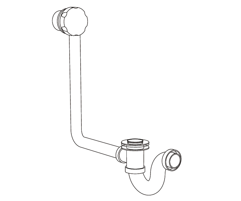 C34-305 Complete bathtub drain