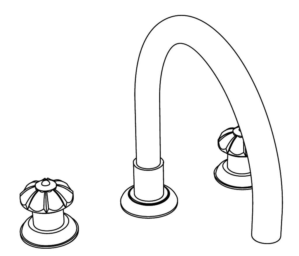 C34-3301 Mélangeur de bain 3 trous