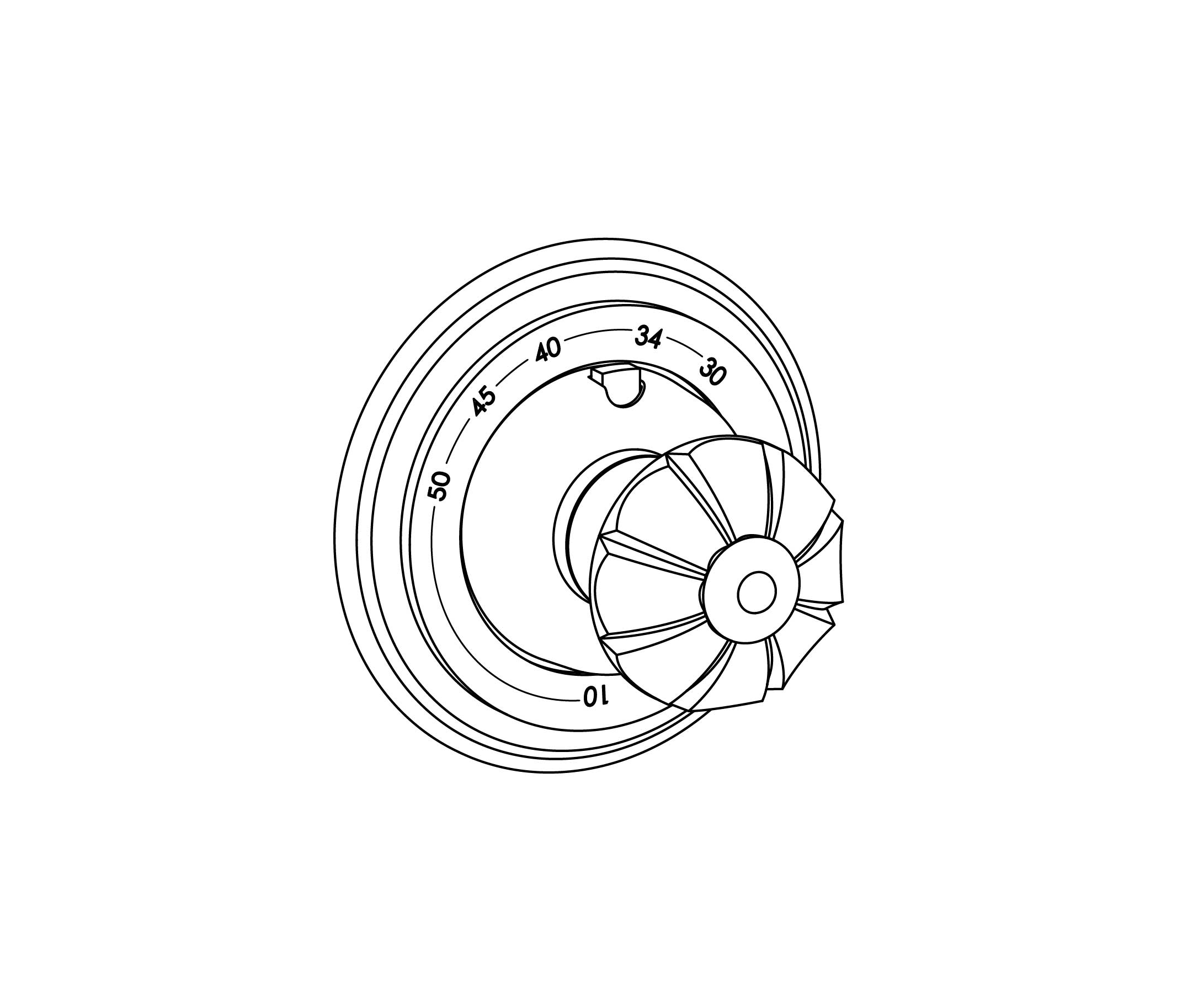 C34-4R0 Round trim set for T0