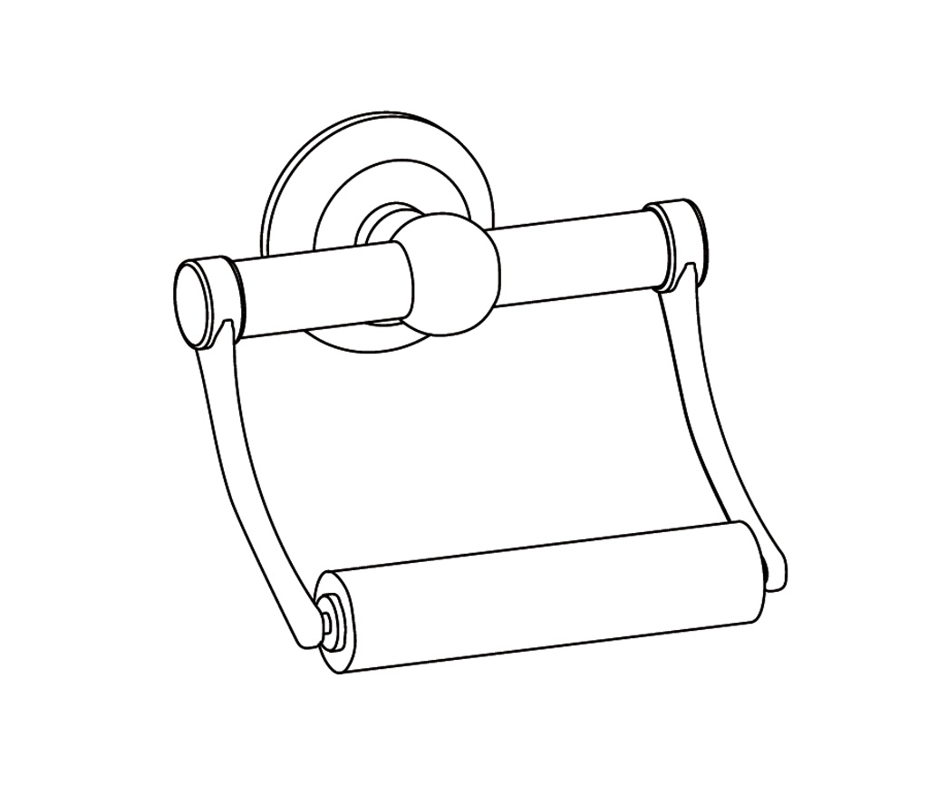 C34-504 Wall mounted toilet roll holder