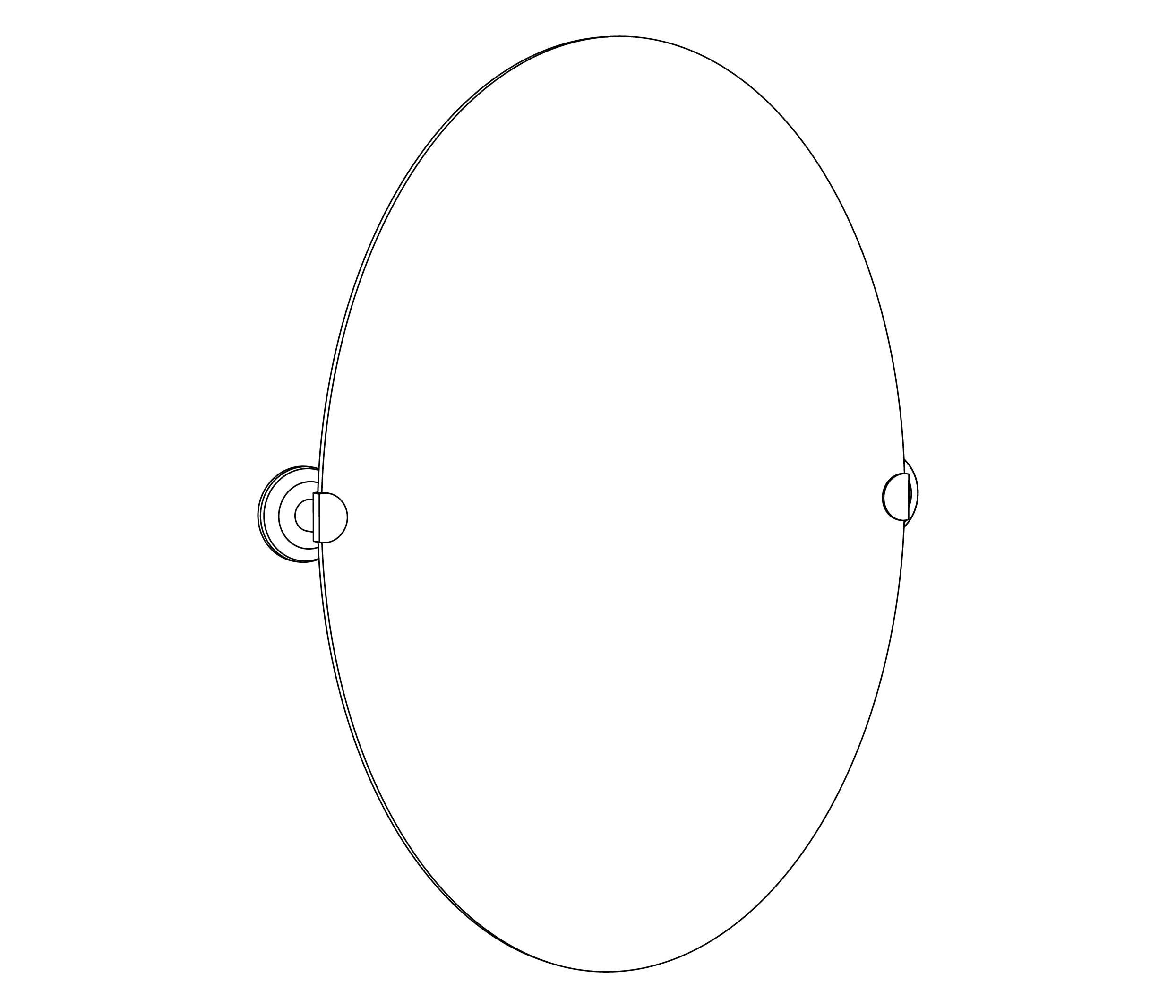 C34-506 Oval mirror