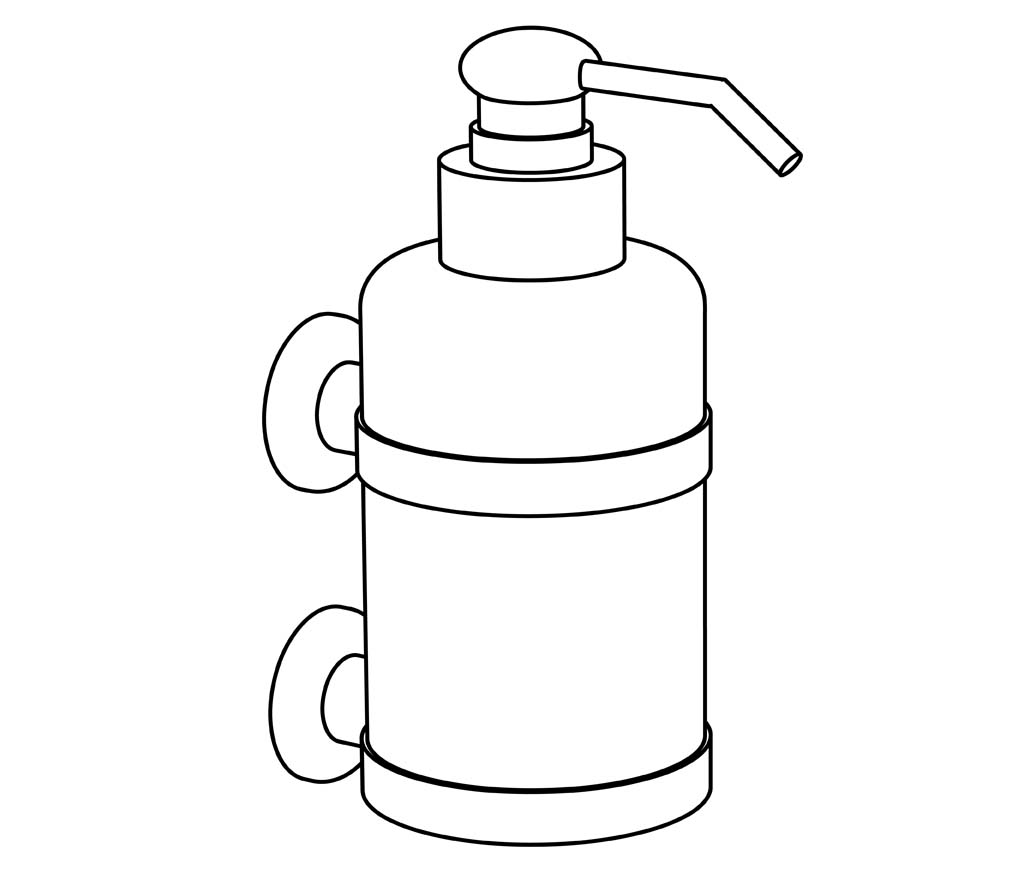 C34-530 Wall mounted soap dispenser