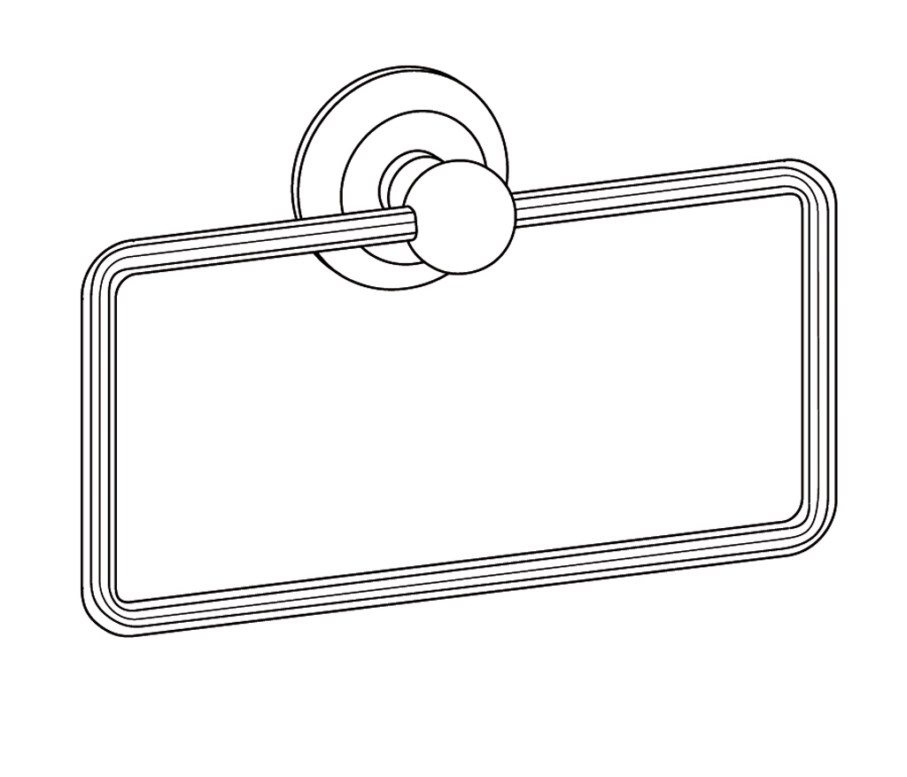C36-511 Porte-serviette rectangle