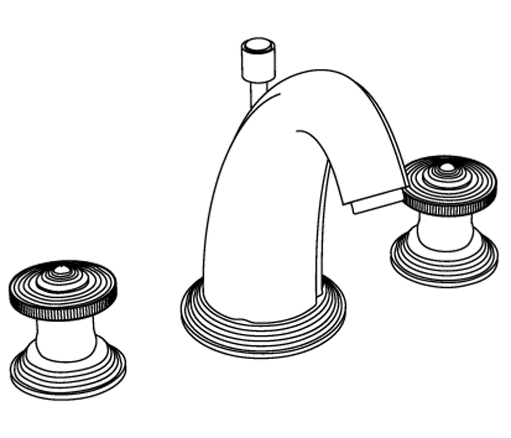 C37-1301 3-hole basin mixer 1 c37 1301