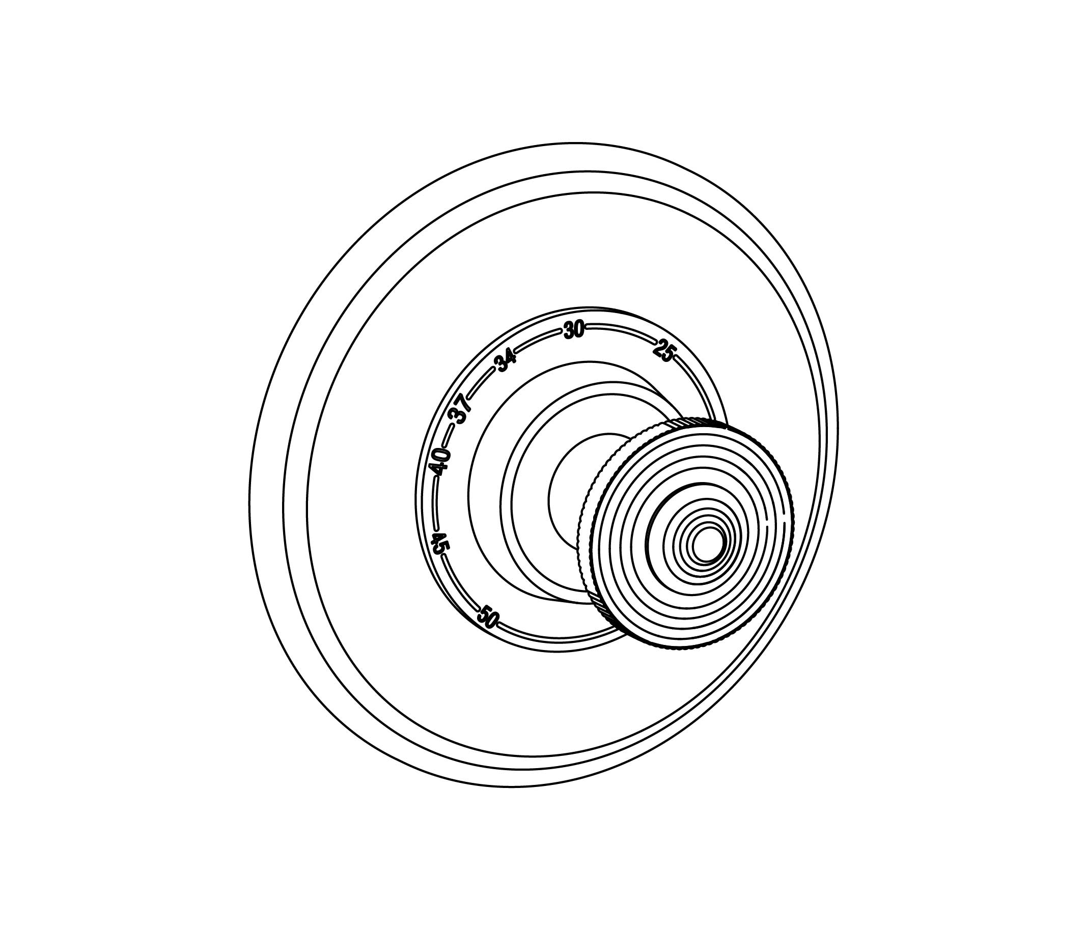 C37-2R1 Round trim set for T1 & T2