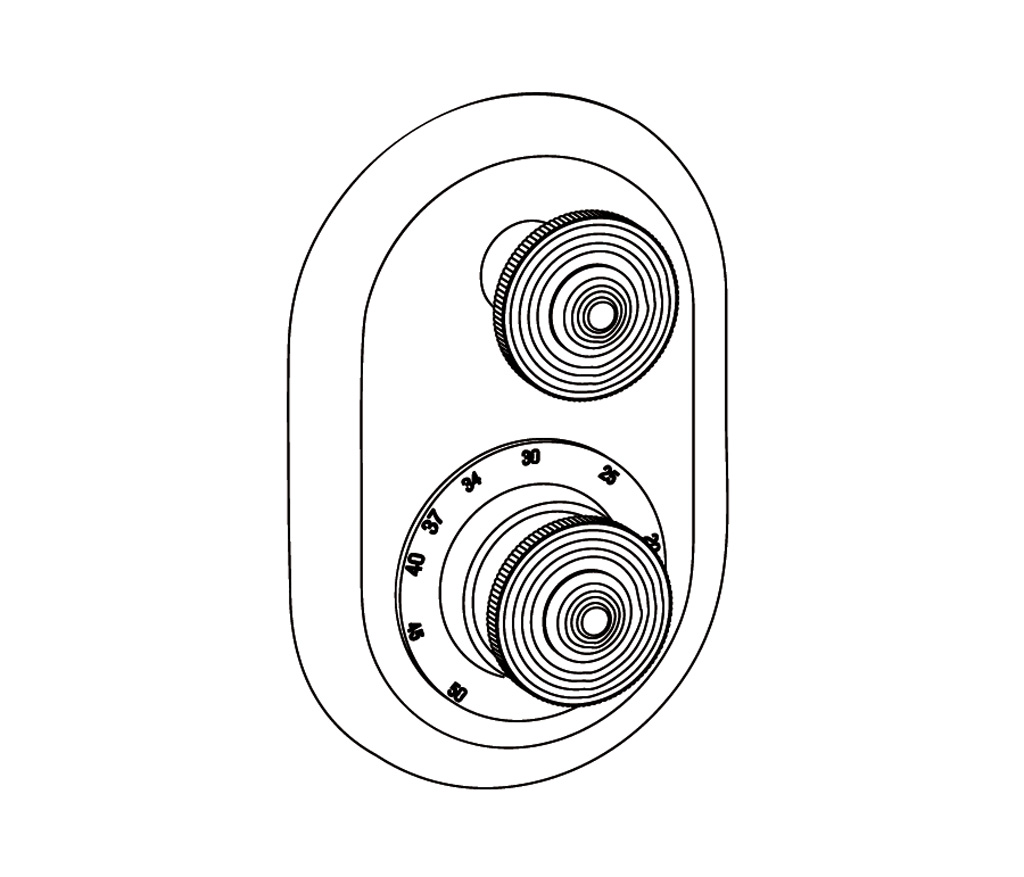 C37-2R21 Oval trim set for T21