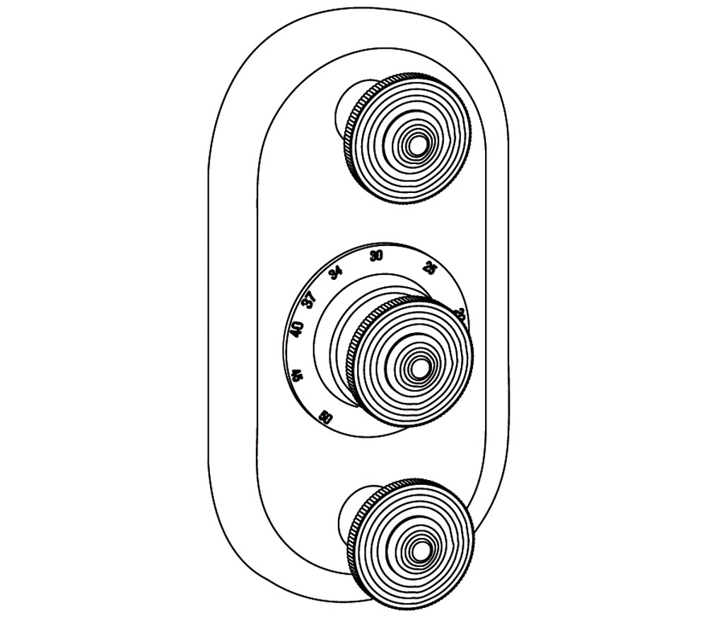 C37-2R22 Oval trim set for T22