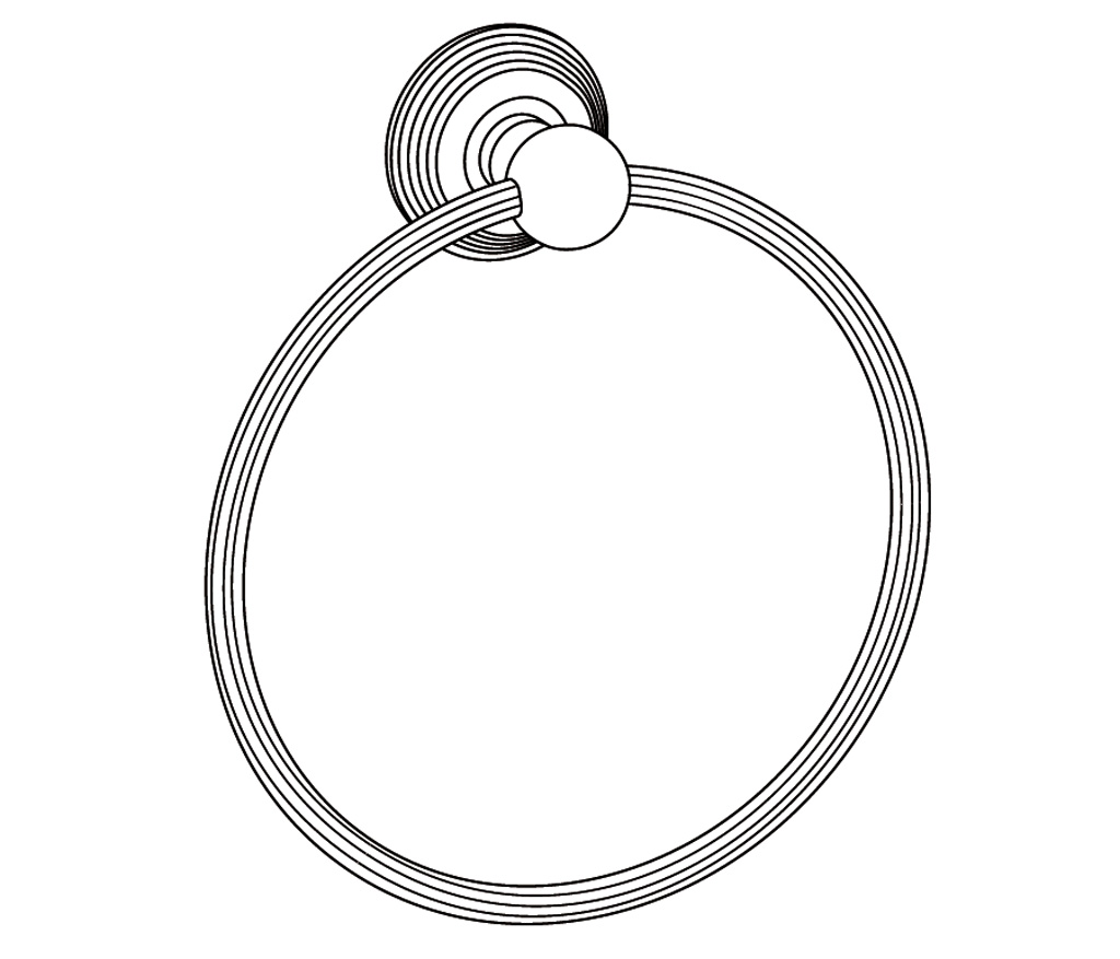 C37-510 Wall mounted towel ring