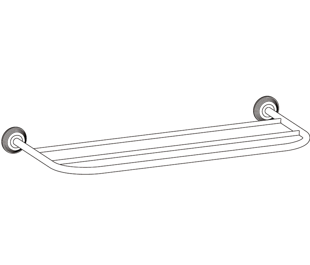 C37-528 Wall mounted 3-bar towel rack