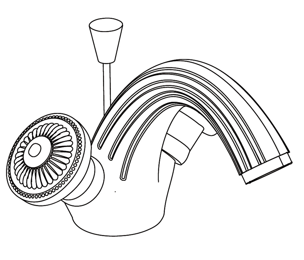 C40-1101 Single hole basin mixer