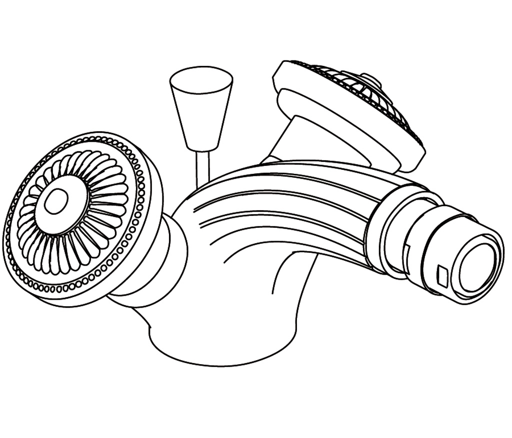 C40-4101 Monotrou bidet