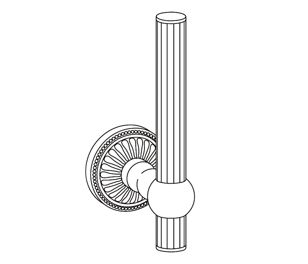 C40-505 Wall mounted reserve roll holder