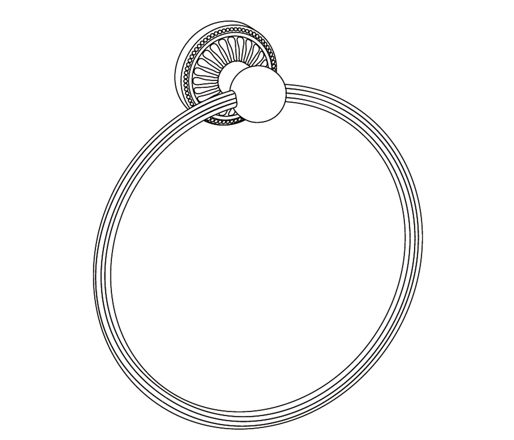 C40-510 Porte-serviette anneau