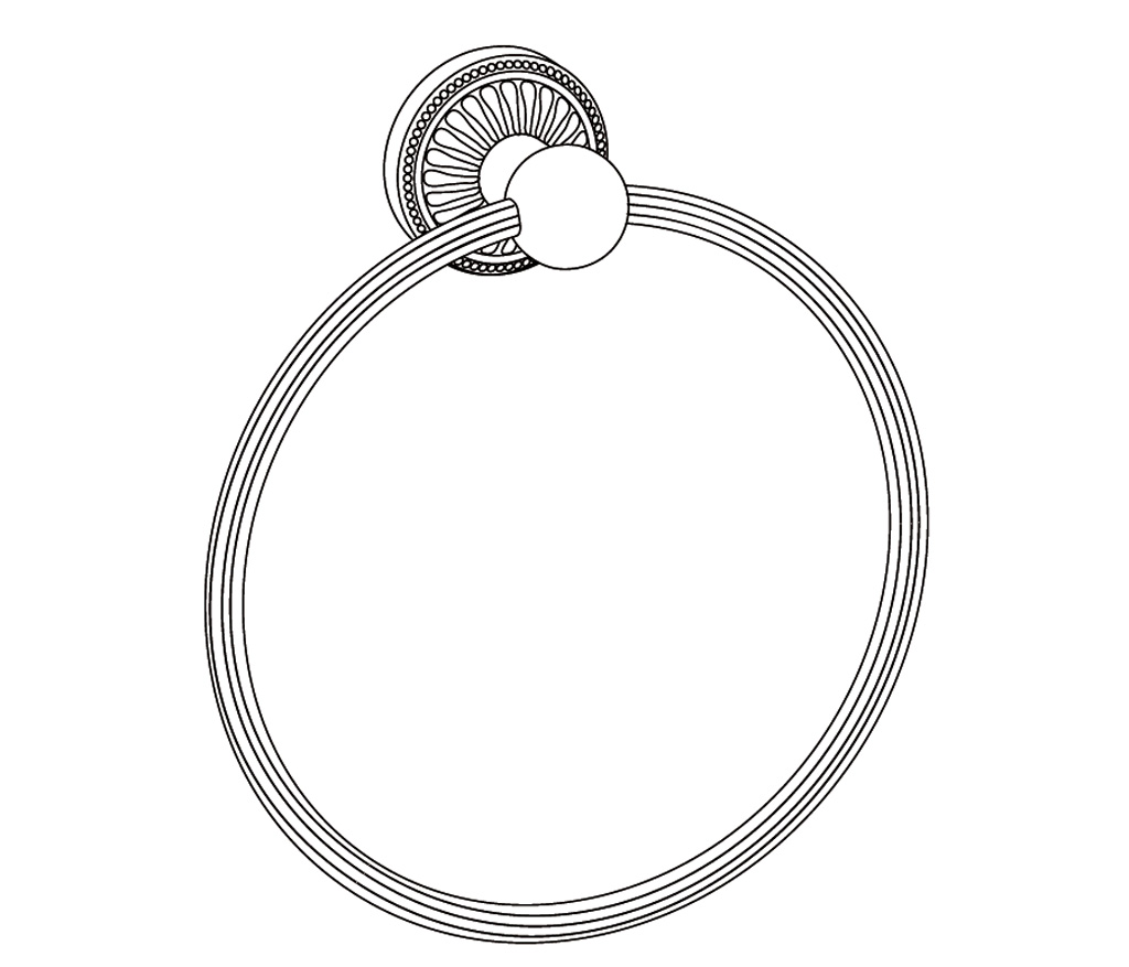 C40-510 Wall mounted towel ring