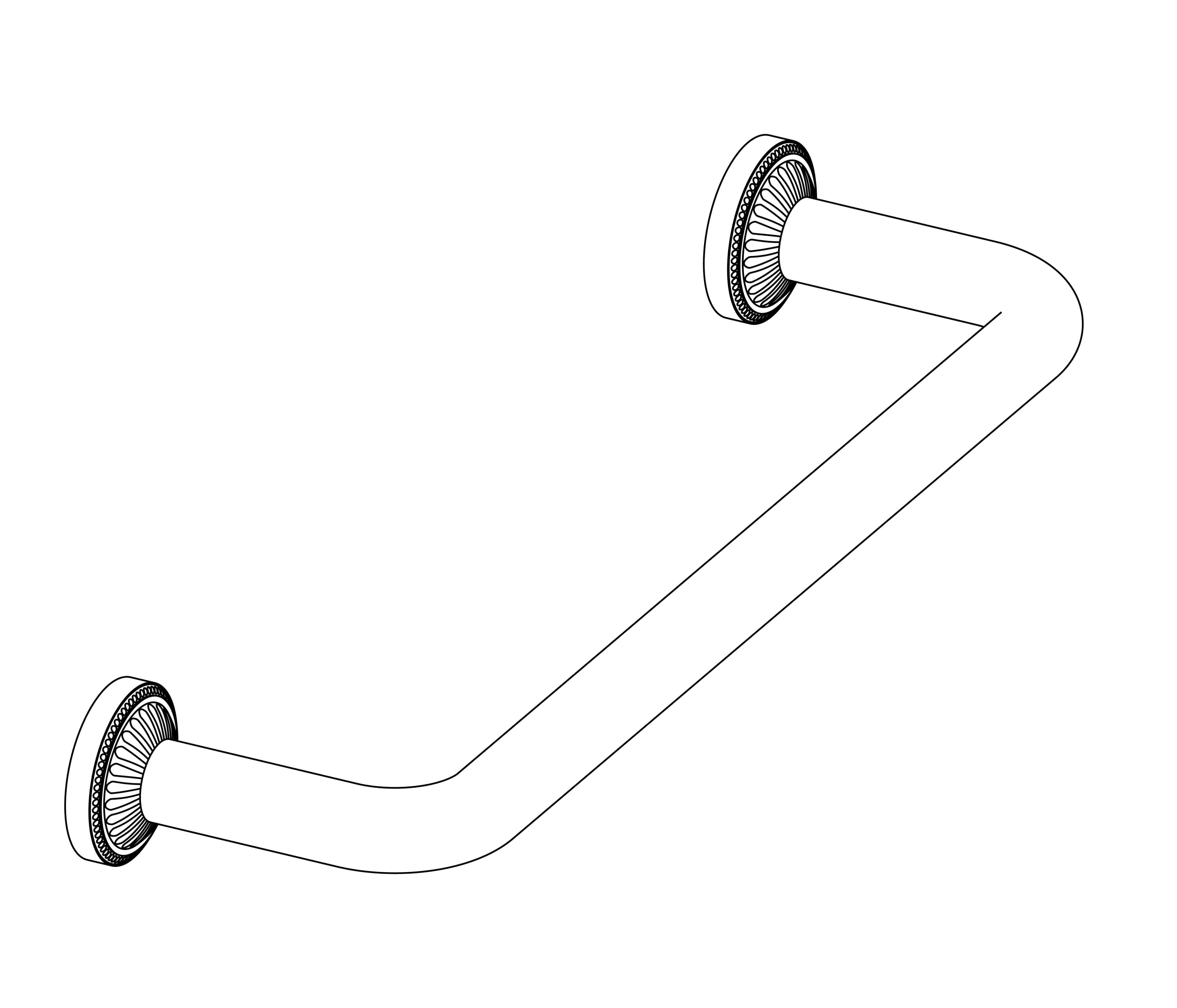 C40-513 Grab bar, L. 40cm