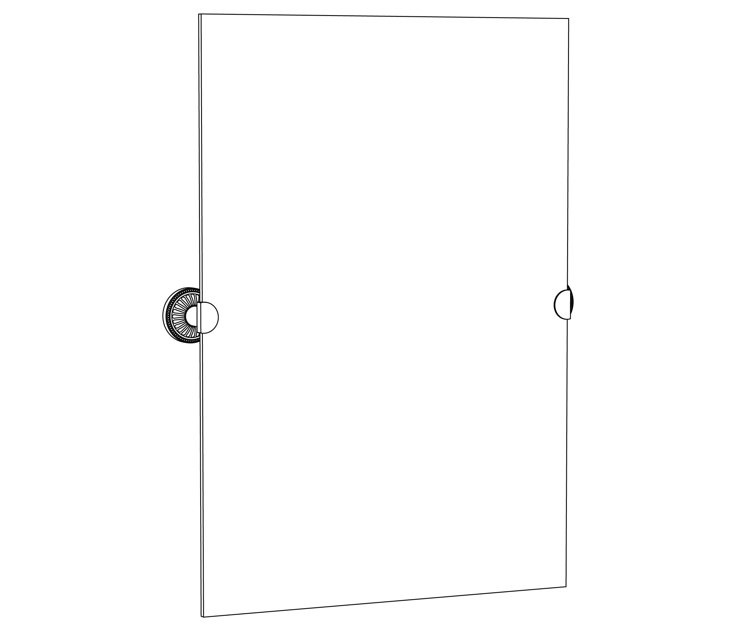 C40-539 Rectangular mirror 60x42cm