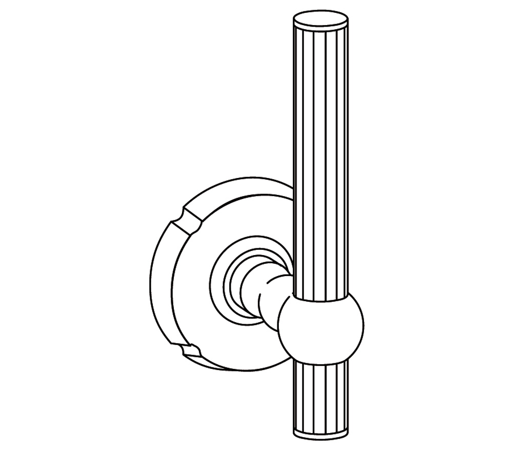 C41-505 Wall mounted reserve roll holder