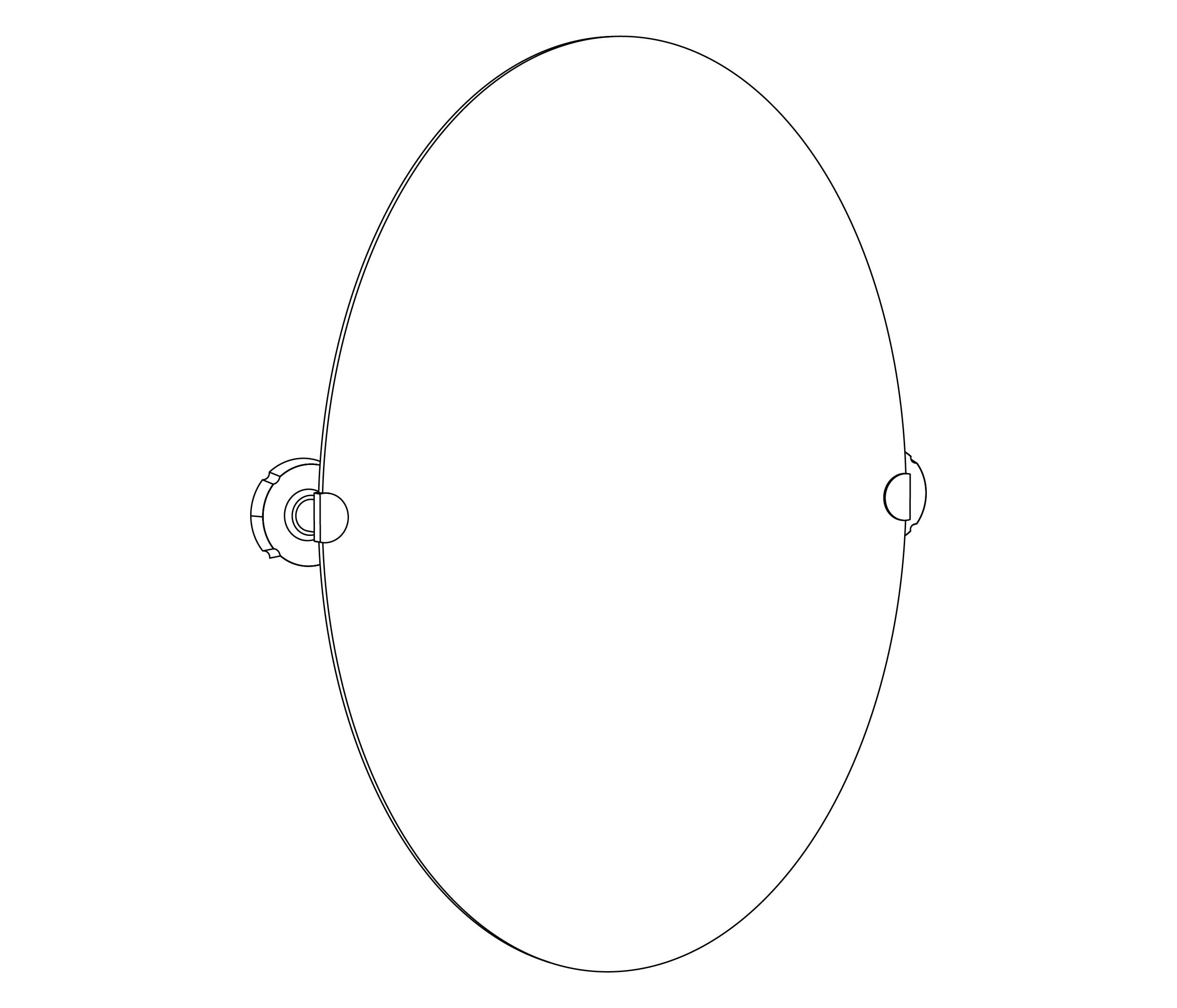 C41-506 Oval mirror