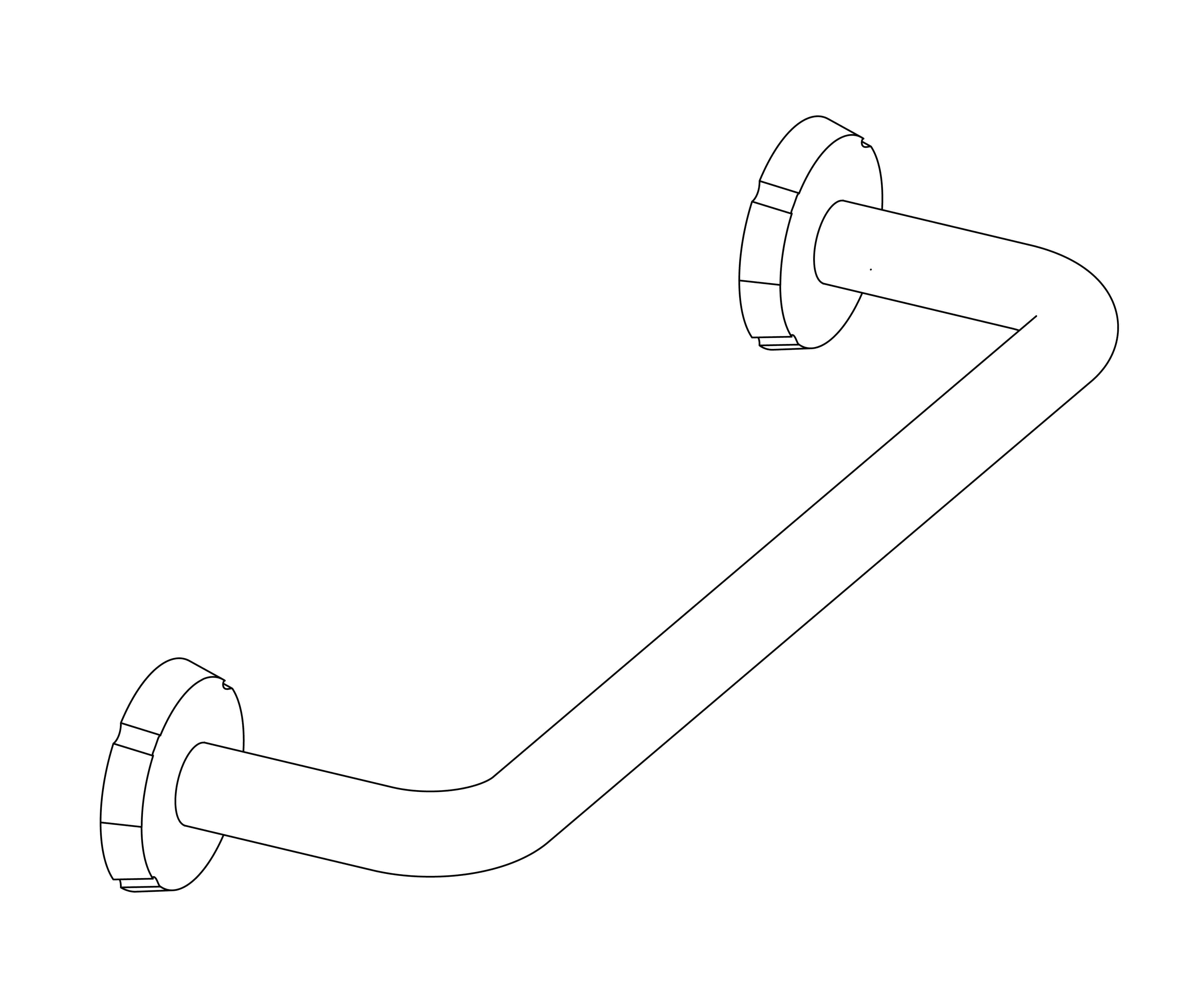 C41-513 Grab bar, L. 40cm