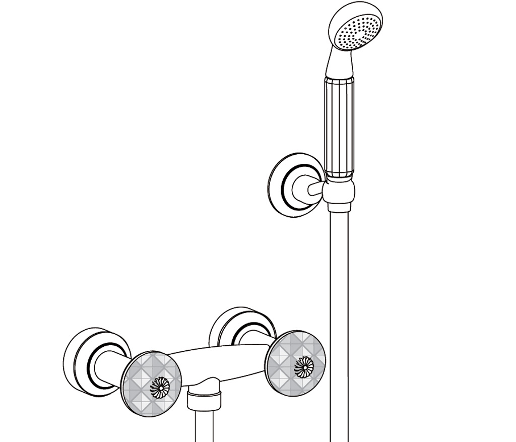 C43-2201 Mélangeur de douche