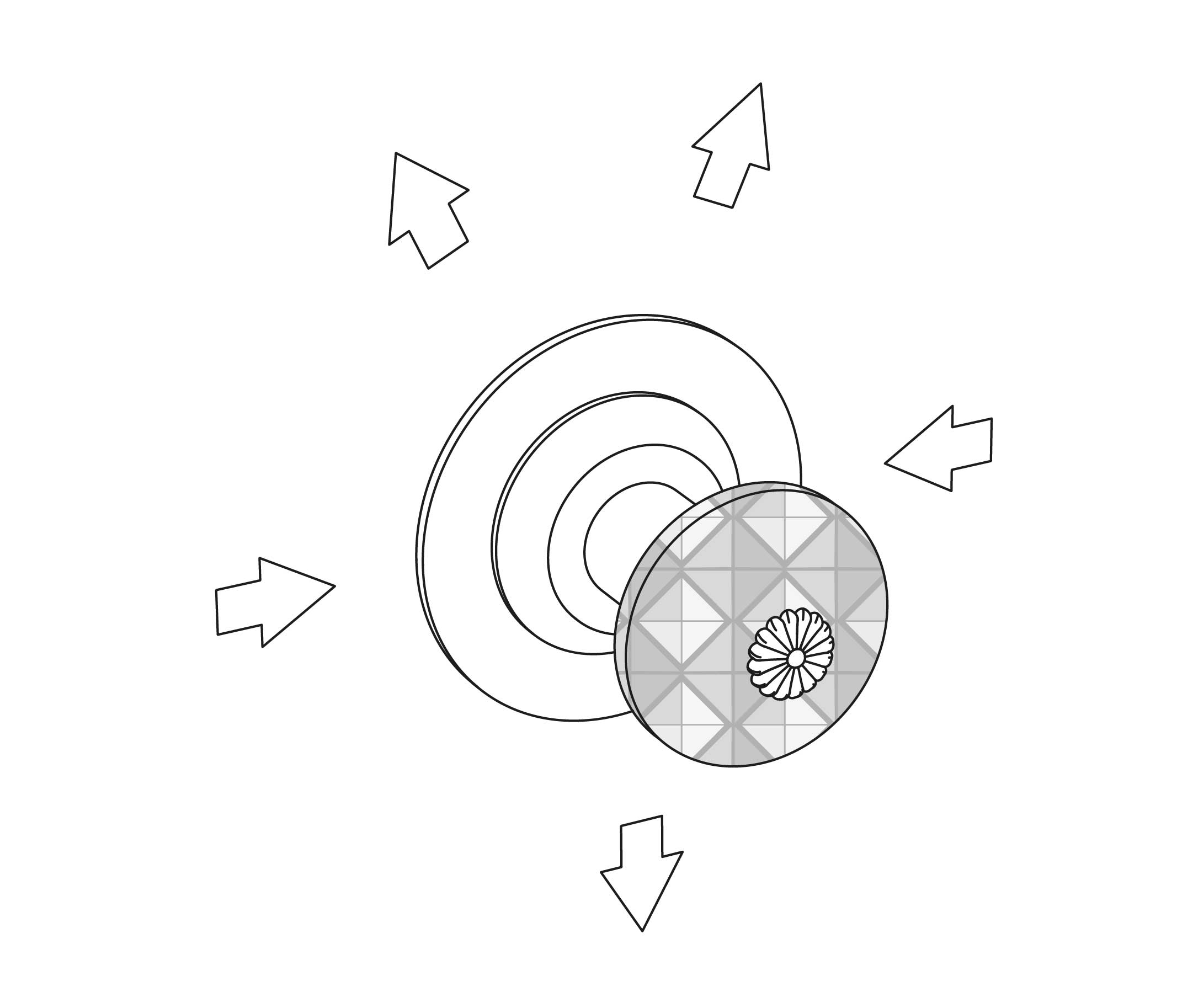 C43-245 Wall mounted 5-way diverter