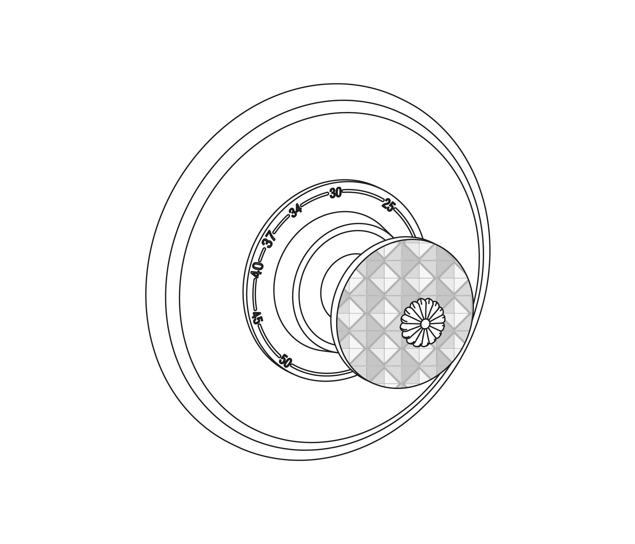 C43-2R1 Habillage rond pour T1 & T2