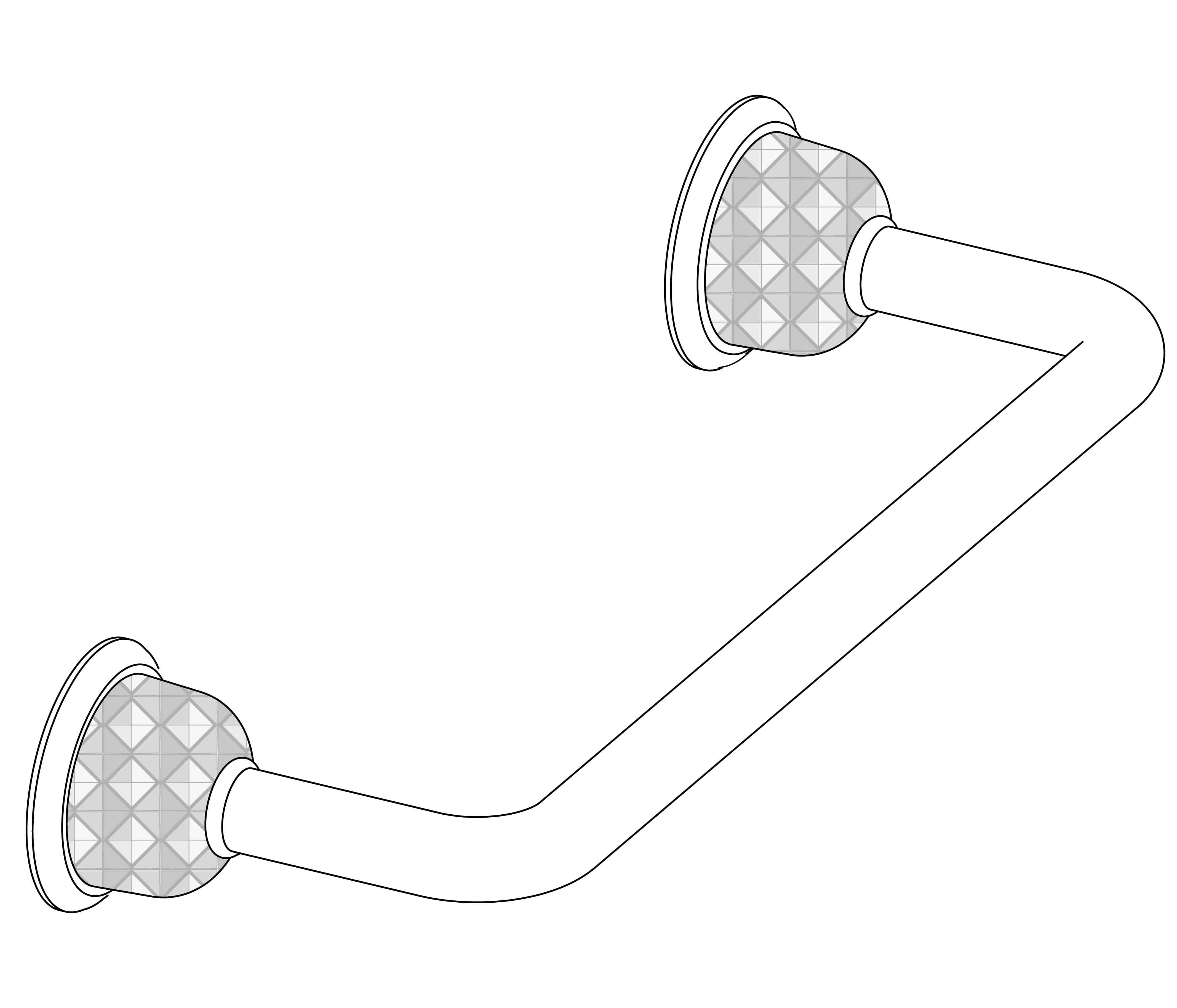 C44-513 Grab bar, L. 40cm