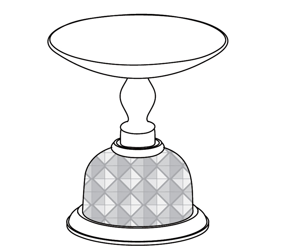 C44-518 Porte-savon rond