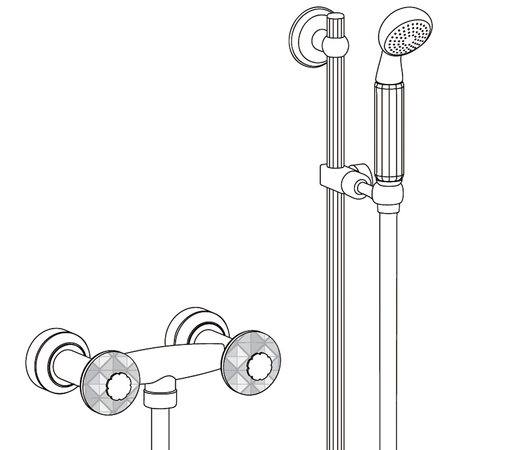 C46-2202 Mélangeur de douche