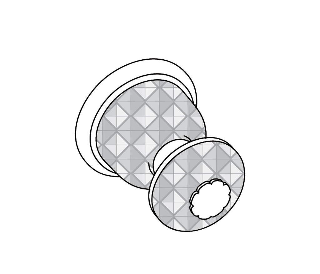 C46-228C Robinet d’arrêt 1/2″ encastré mural